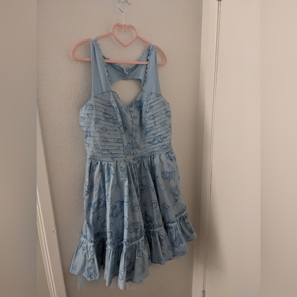 NWT Hot Topic Alice in Wonderland/Through the Looking Glass Dress XL